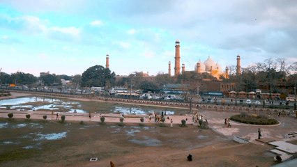 Morning_view Badshahi Mosque old Lahore