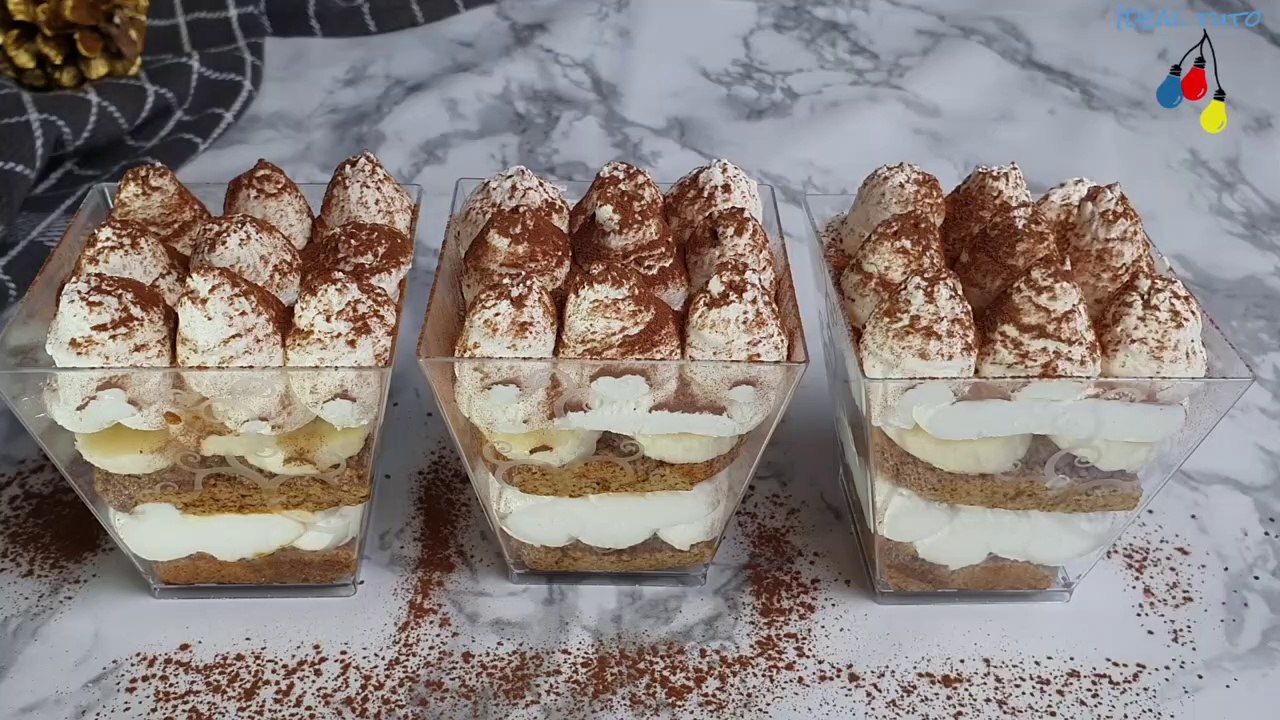 Verrines de TIRAMISU ⎥DESSER CUPS TIRAMISU