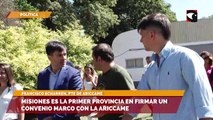 Misiones es la primer provincia en firmar un convenio marco con la ARICCAME
