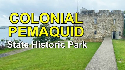 Colonial Pemaquid State Park in Maine, USA