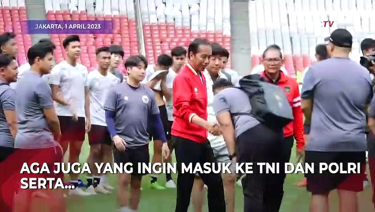 Jokowi Ungkap Keinginan Pemain Usai Timnas U-20 Batal Tampil di Ajang Piala Dunia
