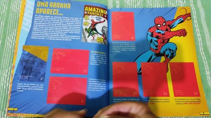 Album de figurinhas O ESPETACULAR HOMEM ARANHA video 2