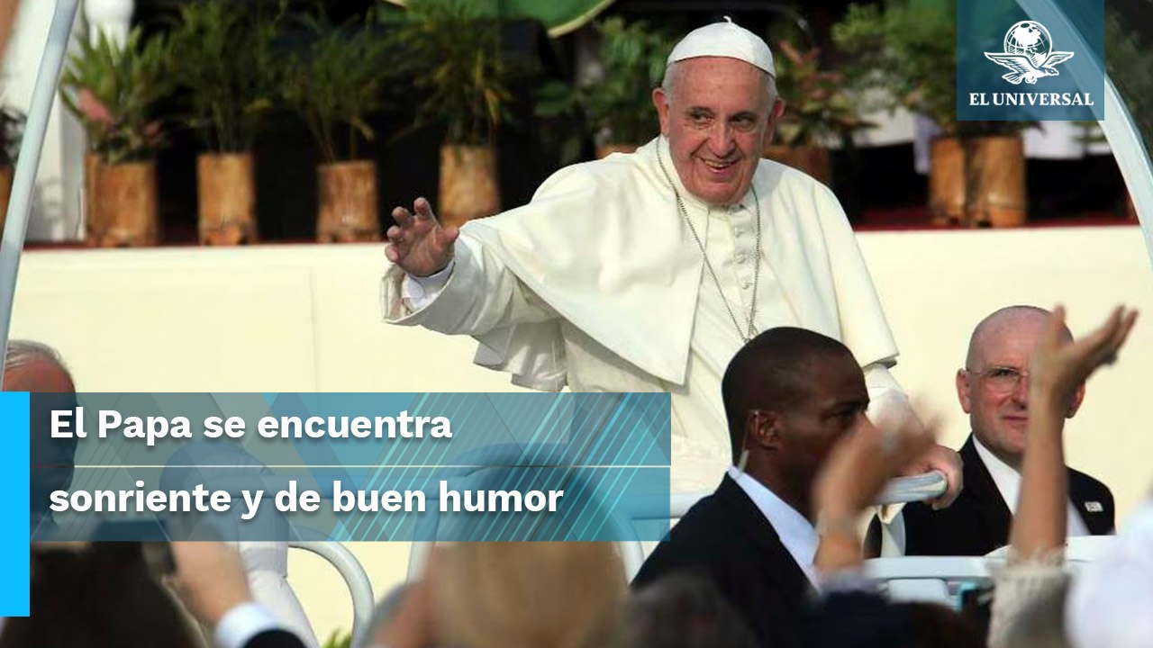 Papa Francisco es dado de alta, tras ingresar por una bronquitis. "Aún estoy vivo" bromea