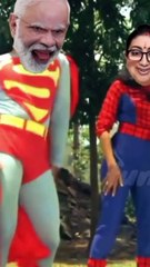 Bazigar o Bazigar song - Modi Ji & Smriti - Funny Dance - #shorts