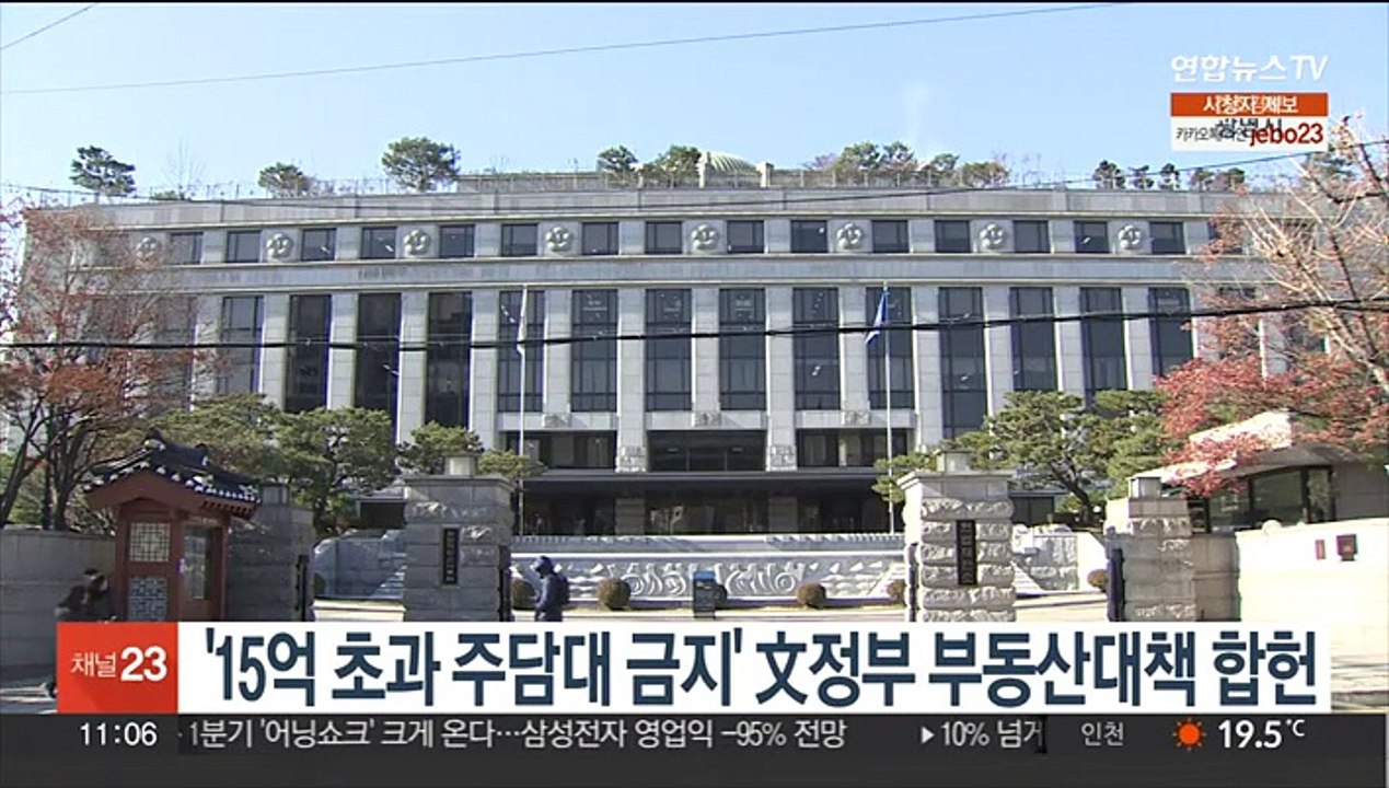 '15억 초과 주담대 금지' 文정부 부동산대책 합헌