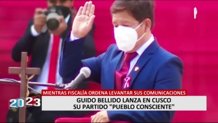 Guido Bellido lanza este sábado su partido Pueblo Consciente en Cusco