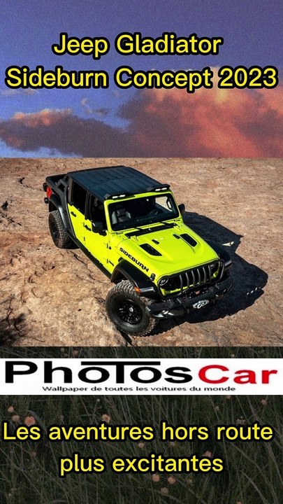 Jeep Gladiator Sideburn Concept 2023