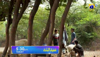 Abdullah   Promo Episodeisode 11   Today at 530 PM   Geo Entertainment   7th Sky Entertainment
