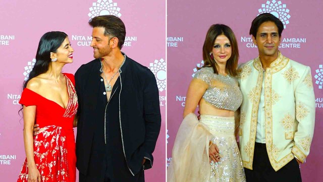 Hrithik Roshan अपनी Gf Saba Azad और Sussanne Khan अपने BF Arslan Goni का Fashion Face-Off! FilmiBeat