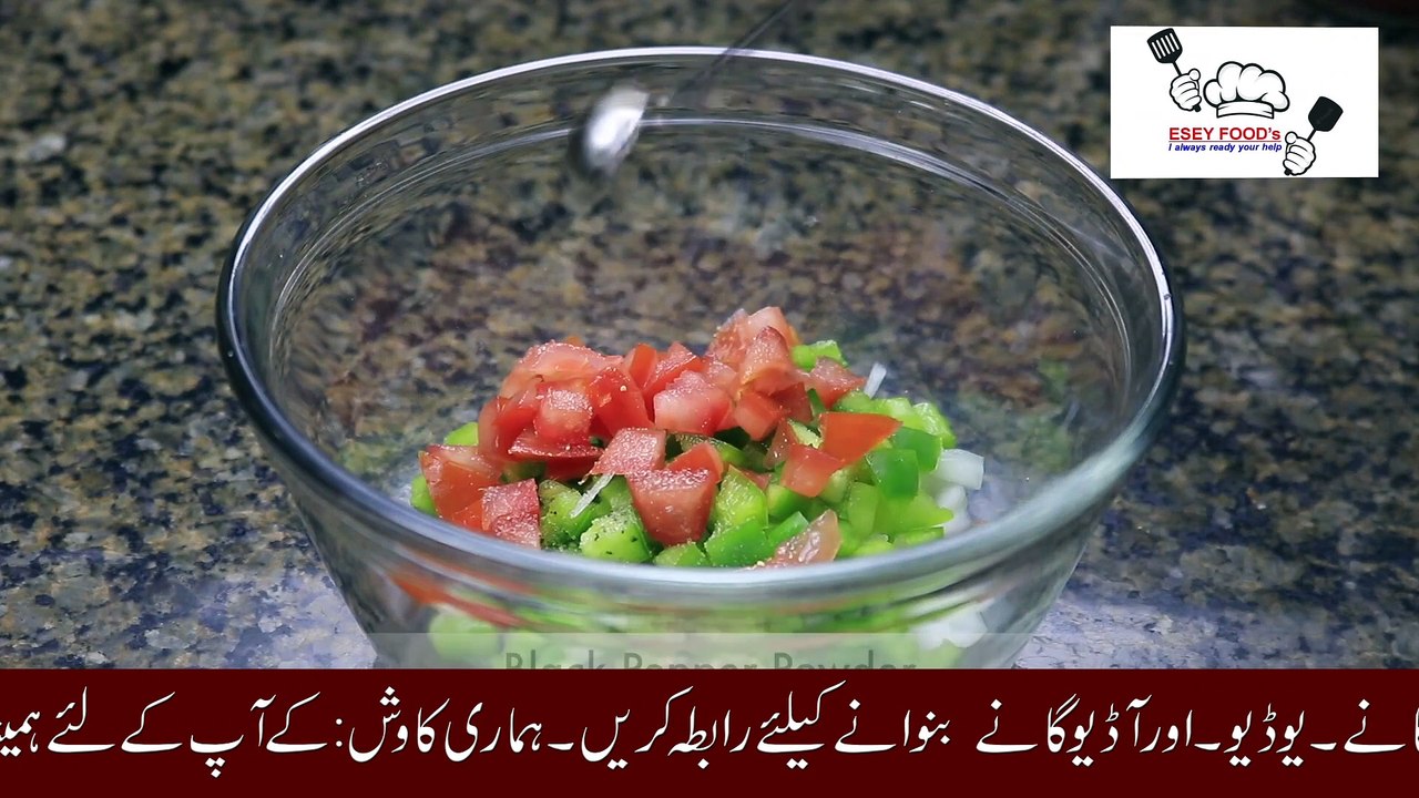 Esey foods  Bread Pizza Recipe Without Oven - Quick and Easy Bread Pizza - By