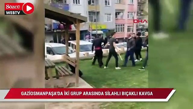 Sopa, kemer, silah ve bıçaklı kavga