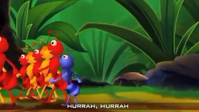 Ants go marching,ants go marching one by on song,