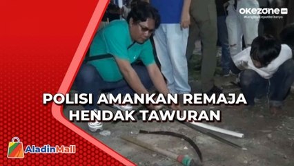 Hendak Tawuran saat Sahur, Polisi Amankan Remaja Beserta Sajam di Jakarta