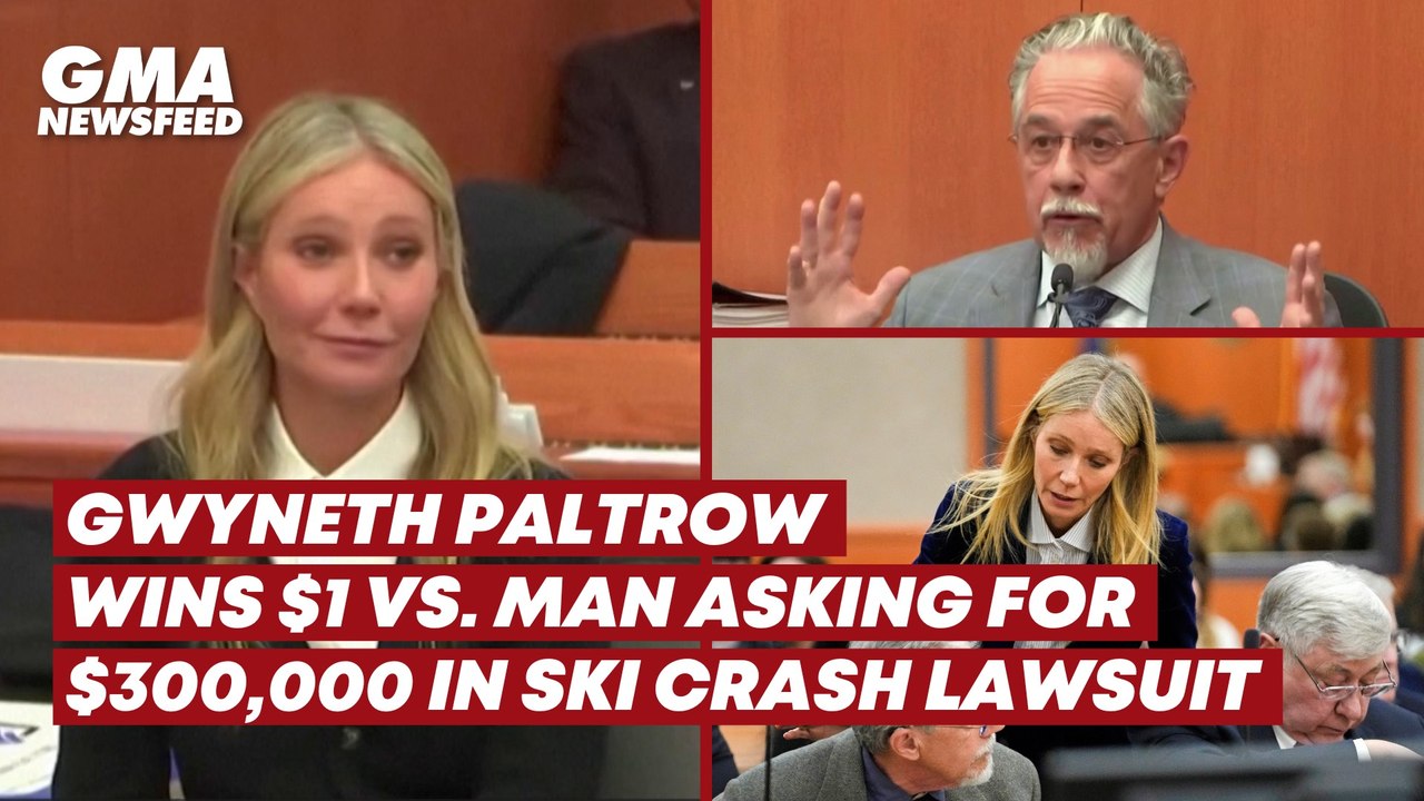 Gwyneth Paltrow wins $1 vs. man asking for $300,000 in ski crash lawsuit | GMA News Feed