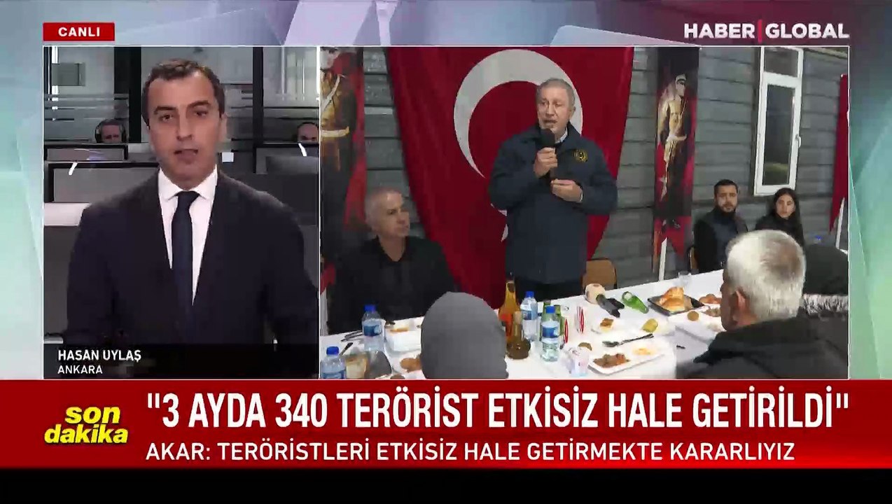 Bakan Akar'dan terörle mücadele vurgusu