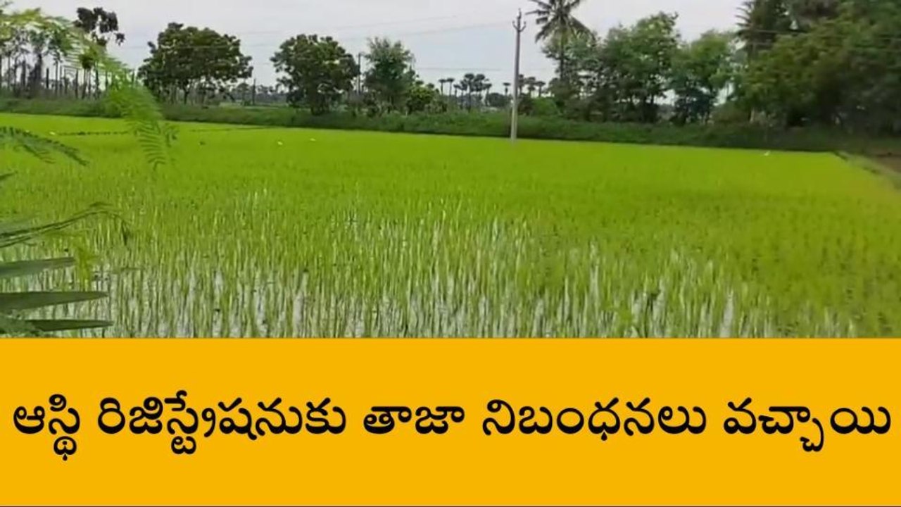 ఏపీ ప్రభుత్వం కీలక నిర్ణయం... ఆస్తుల రిజిస్ట్రేషన్ కు కొత్త రూల్స్