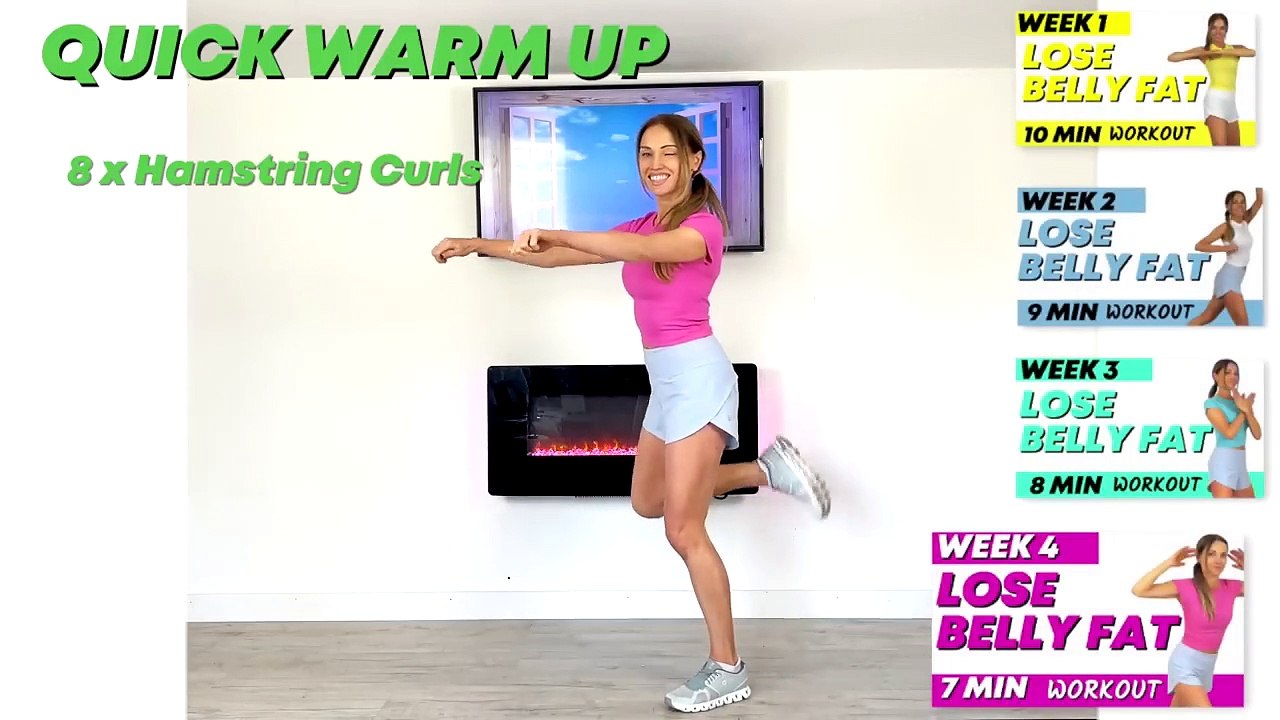 Belly Fat Workout - 7 Minute Workout | 7 Exercises to Lose Belly Fat | Do this for 7 Days