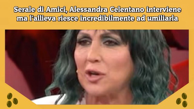 Serale di Amici, Alessandra Celentano interviene ma l'allieva riesce incredibilmente ad umiliarla