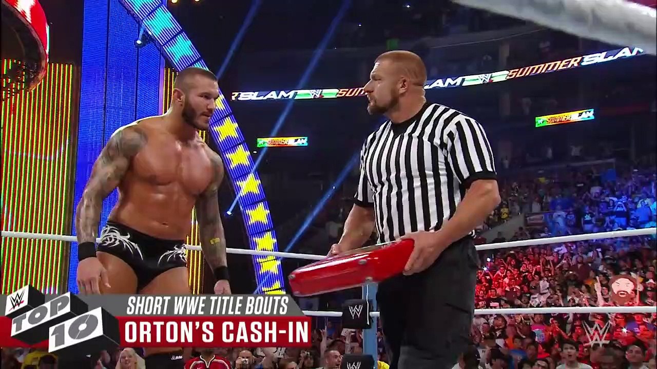 10 insanely short WWE Title Matches_ WWE Top 10_ Oct. 16_ 2019(720P_HD)