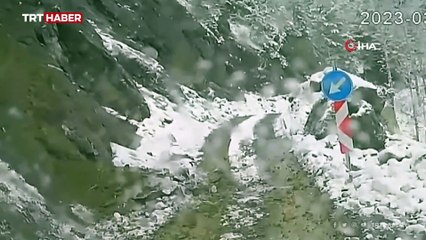 Heyelandan saniyelerle kurtuldu