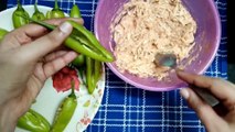 peribits recipe# how to make peribite# bhari hui mirchen bnane ka tareeqa#
