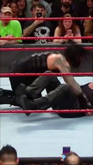 Roman Reigns had a spear ready for Undertaker