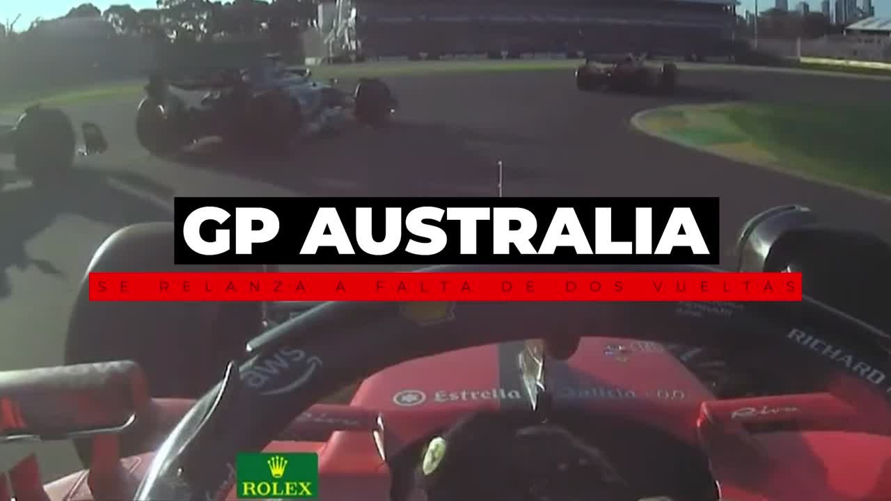 Así ha sido el accidente entre Alonso y Carlos Sainz