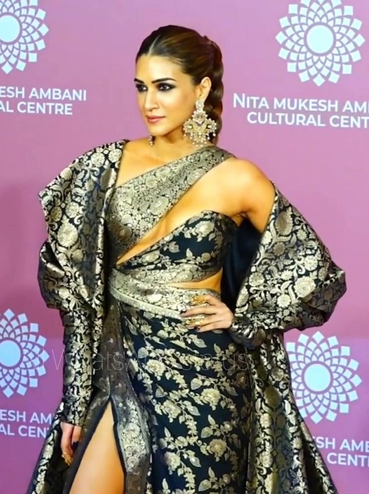 Kriti Sanon puts up her Best Fashion Game for Day 2 of NMACC Event.