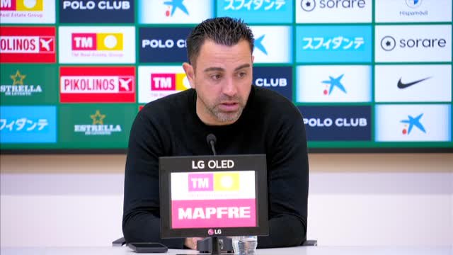 Xavi: Es una noche redonda para nosotros, pero esto no se ha acabado