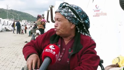 Gaziantep'de felçli depremzededen "su" ve "yemek" isyanı