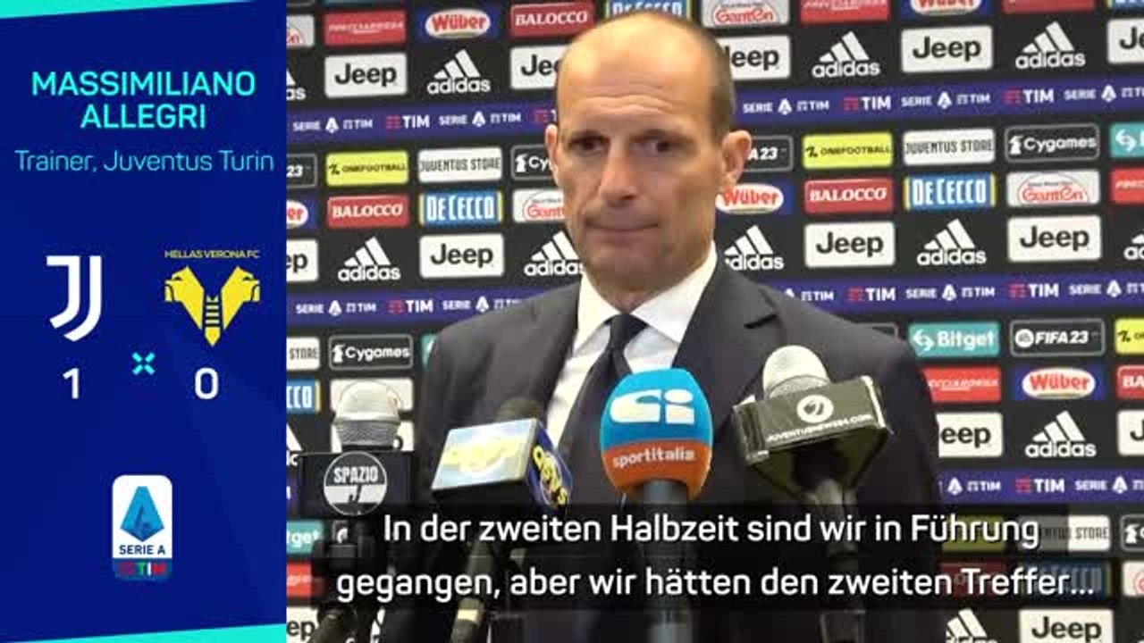 Allegri: "einen schritt nach dem anderen"