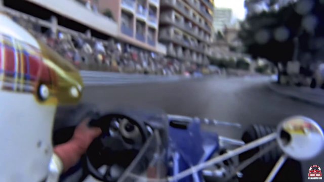 [HD] F1 1971 Jackie Stewart Tyrrell 003 Onboard (Monaco Wet) [REMASTER AUDIO/VIDEO]