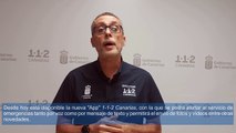 El director del 1-1-2 Canarias presenta la nueva aplicación