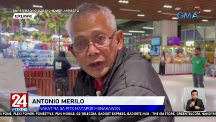 Senior citizen na pasahero, 3 linggo nang nakatira sa PITX matapos manakawan ng pera at cellphone | 24 Oras Weekend