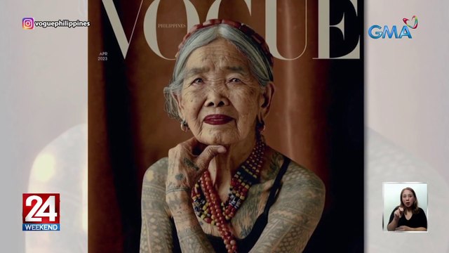 Ilang local at international stars, humanga sa cover ng Vogue Philippines na si Apo Whang Od | 24 Oras Weekend