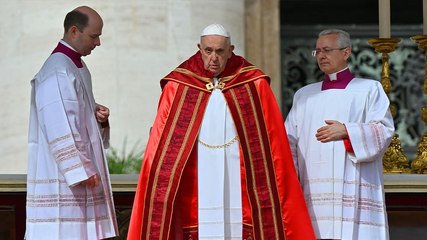 Pope Francis, 86, returns to work day after being released from hospital