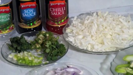 Macroni with vegetables.