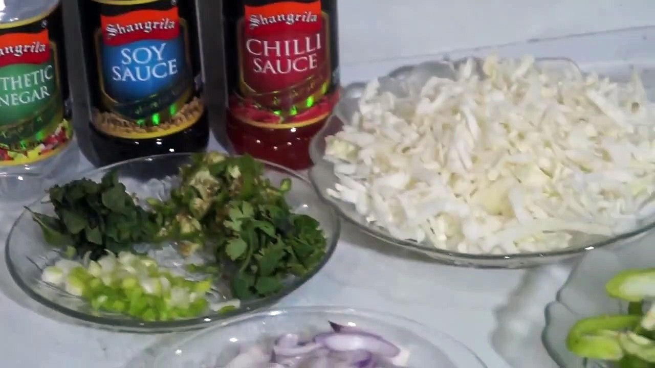 Macroni with vegetables.