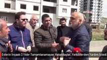 Mardin'de, Satın Aldıkları Evlerin İnşaatı 3 Yıldır Tamamlanamayan Vatandaşlar, Yetkililerden Yardım İstedi
