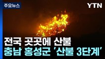 전국 곳곳에 산불...충남·대전 등에 '산불 3단계' / YTN