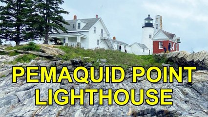 Pemaquid Point Lighthouse in Maine, USA