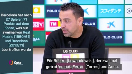 Xavi lobt die Anpassungsfähigkeit seiner Spieler