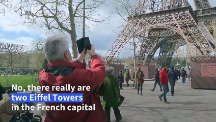 A tale of two Eiffel towers in Paris