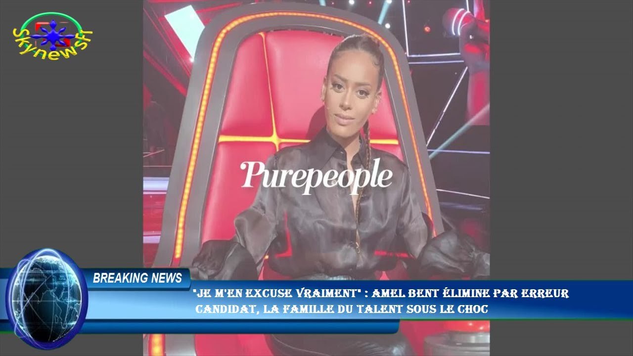 "Je m'en excuse vraiment" : Amel Bent élimine par erreur  candidat, la famille du Talent sous le cho