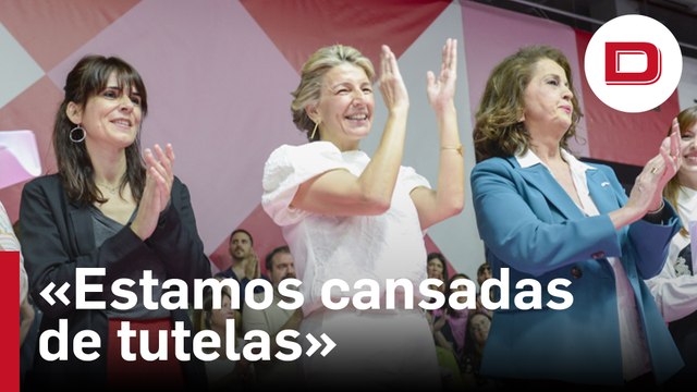 Yolanda Díaz rompe la correa de Iglesias y pasa lista a su bando: «Estamos cansadas de tutelas»