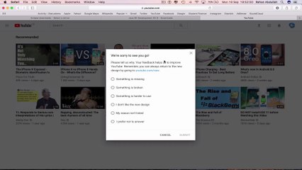 How to RESTORE the Classic YouTube Layout On a Mac Computer - Basic Tutorial | New