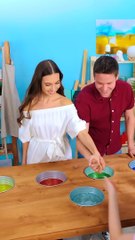 Amazing DIY wax candle for a lovely couple!