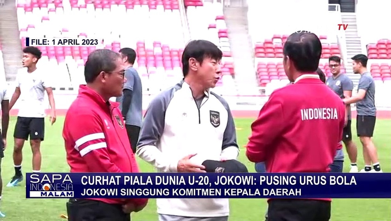 Curhatan Jokowi Berusaha 'Legowo' Meski Pusing Piala Dunia U-20 Batal di Indonesia