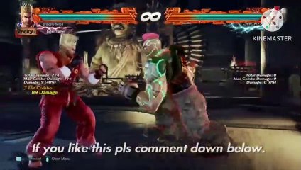 Paul max damage wall combo Tekken 7