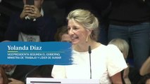 Las ocho claves del discurso de Yolanda Díaz